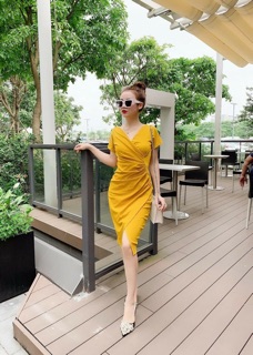 Váy rúm eo nữ