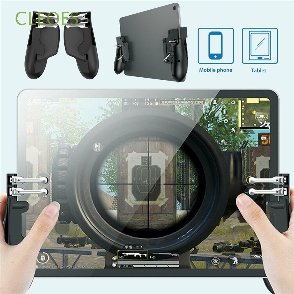 Cleoes Tay Cầm Chơi Game Pubg Bằng Kim Loại Có Thể Điều Chỉnh Nhiều Màu Cho Điện Thoại / Máy Tính Bảng / Ipad