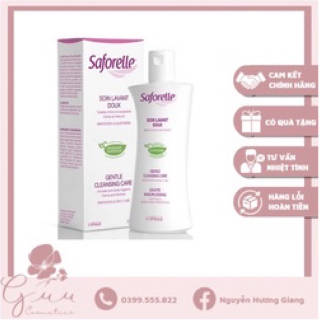 Dung dịch vệ sinh phụ nữ Saforelle 250ml - Guu