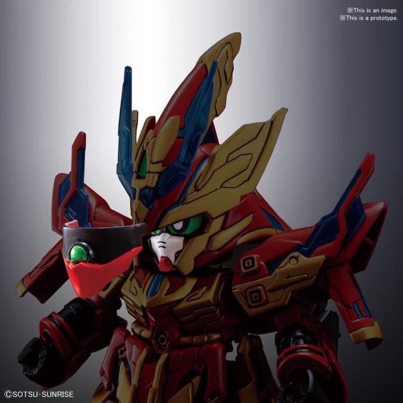 Mô Hình Gundam SD Tam Quốc 21 Zhang Liao Sazabi Bandai