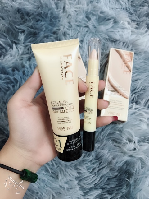 Kem Lót Trang Điêm BB Cream Collagen Angreci 3 in 1 | BigBuy360 - bigbuy360.vn