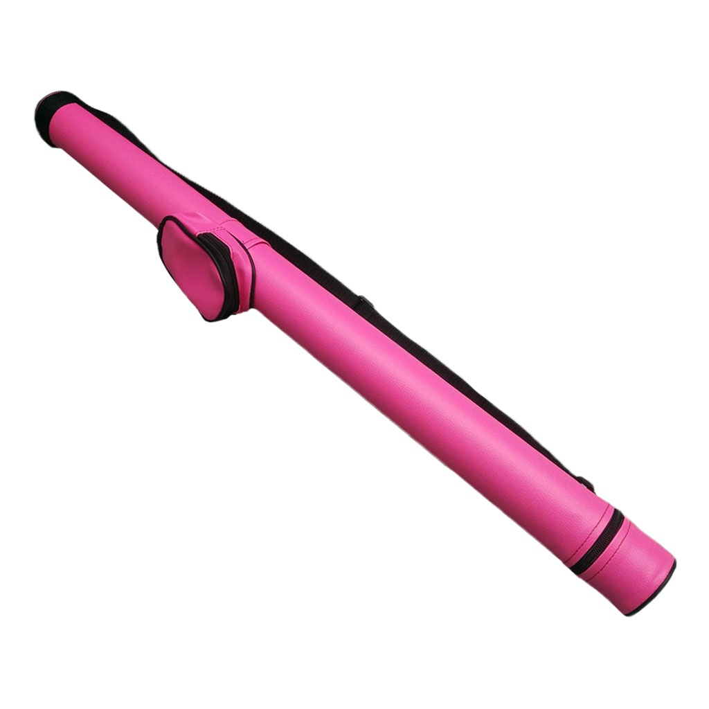 Túi da cứng đựng cây cơ bida 2 lỗ màu đen có dây đeo vai