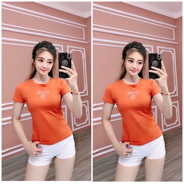 Áo thun thái thêu form ôm body 💯% chụp thật | BigBuy360 - bigbuy360.vn