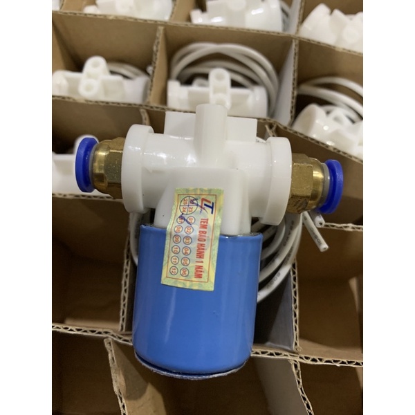 Van điện từ kèm cút nối nhanh phi 8 - máy lọc nước