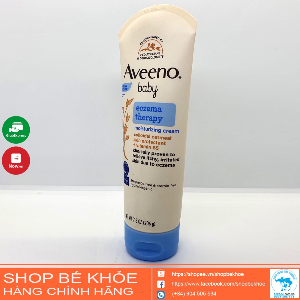 Kem Aveeno Baby - Dưỡng ẩm, dưỡng da cho bé Aveeno Baby Eczema Theraby Moisturizing Cream