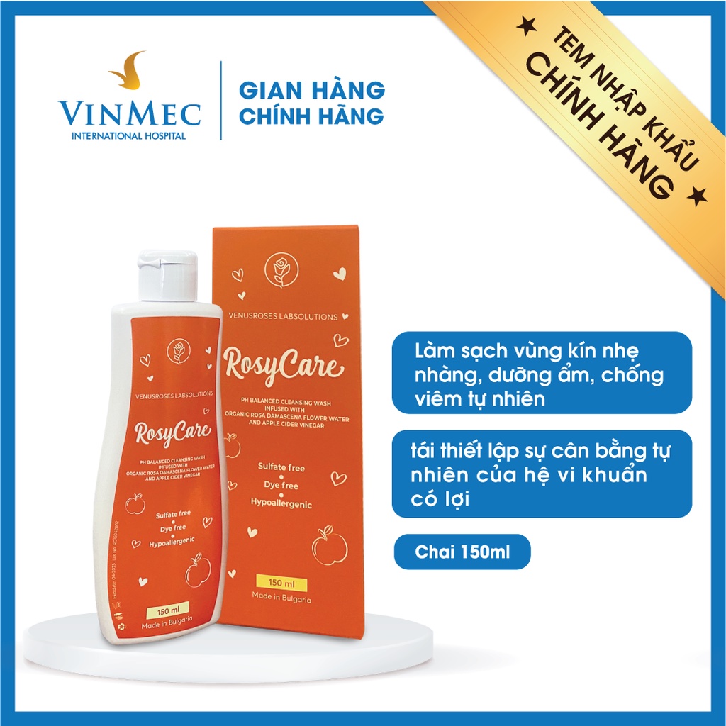 Gel vệ sinh hàng ngày RosyCare tại Vinmec