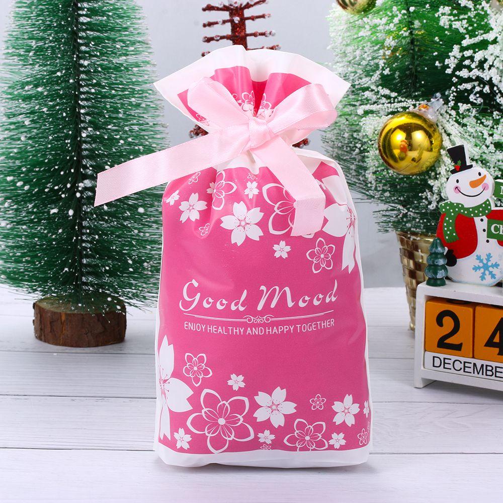 Set 5 Túi Đựng Bánh Kẹo Nhiều Màu Trang Trí Giáng Sinh