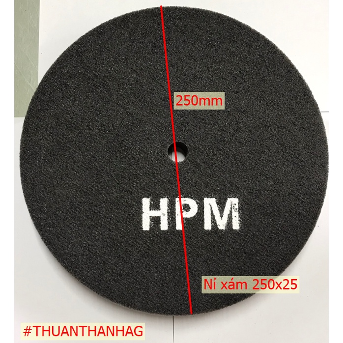 Bánh nỉ xám đánh bóng, tạo xước độ dày 25mm. Đĩa đánh bóng, Xốp đánh bóng, Đĩa xốp đánh bóng, Phớt