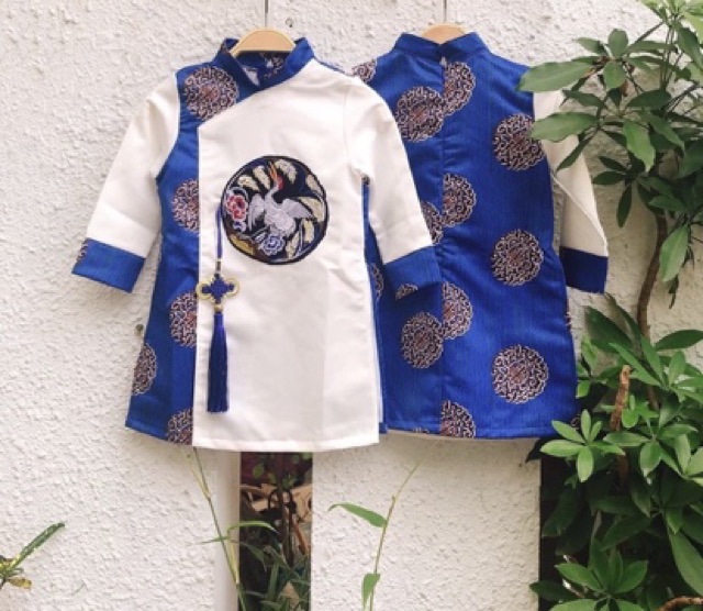 Set Áo dài bé trai diện Tết