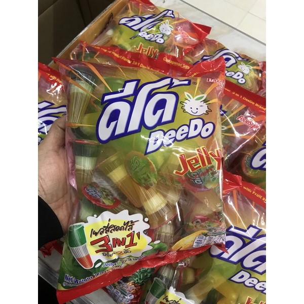 Thạch trái cây Deedo 3 lớp 720gr Thái Lan siêu ngon