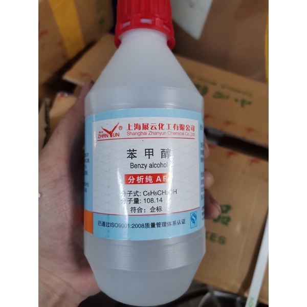 Hóa chất Benzyl alcohol xilong CAS 100-51-6 C7H8O chai 500ml