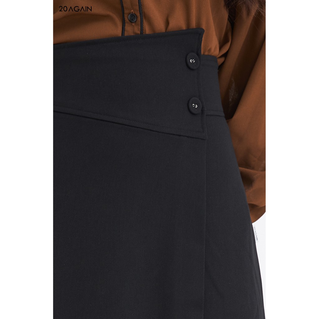 [Mã WABRAG99 giảm 10% đơn 99K] Chân váy dài cạp cao vạt lệch 20AGAIN JDA1533 | BigBuy360 - bigbuy360.vn