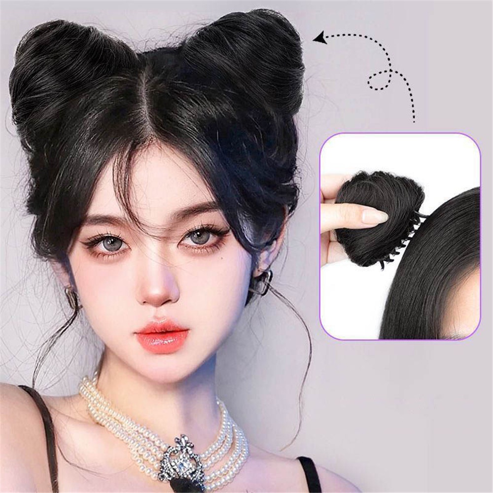 1 / 2 Búi Tóc Giả Tai Mèo Dễ Thương Cho Nữ