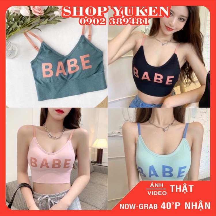 ♥️ HÀNG MỚI VỀ ♥️ Áo Bra Thể Thao BaBe Có Mút Pust Up Ngực Bralette  tập Gym- Yoga.