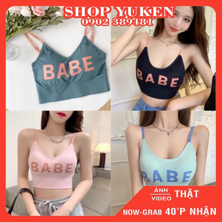 ♥️ HÀNG MỚI VỀ ♥️ Áo Bra Thể Thao BaBe Có Mút Pust Up Ngực Bralette  tập Gym- Yoga