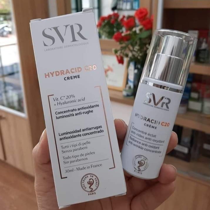 Kem Dưỡng Chống Nhăn Và Làm Sáng Da SVR Hydracid C20 30ml