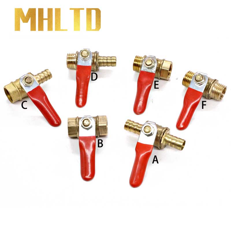 Van Khóa Nhiên Liệu Bằng Đồng Thau 1 / 4 "3 / 8" 1 / 2 "1 / 8