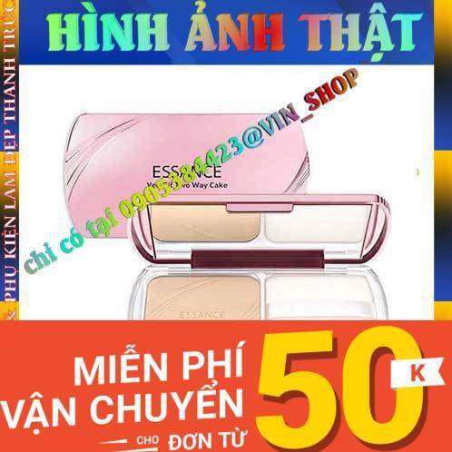 Phấn nền siêu mịn lâu trôi Essance Veil Fit Two Way Cake SPF30/PA++ 11g