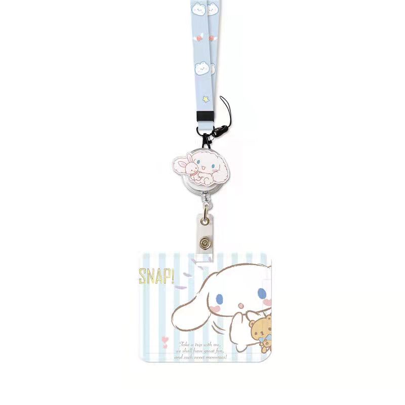 Vỏ Bọc Thẻ Xe Buýt / Y Tá / Bác Sĩ Họa Tiết Hoạt Hình Dễ Thương Có Thể Thu Gọn