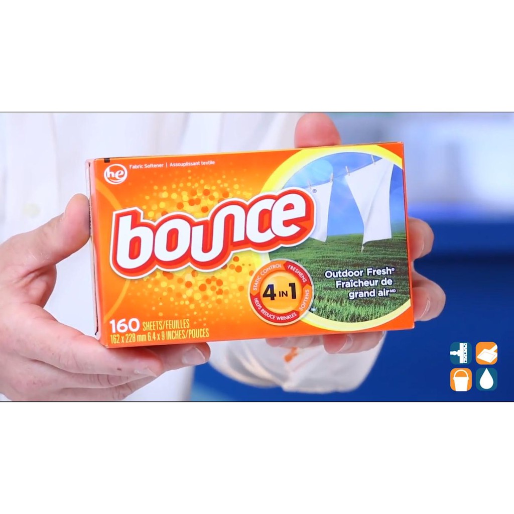 Giấy thơm Bounce Fabric Softener Outdoor Fresh 4in1