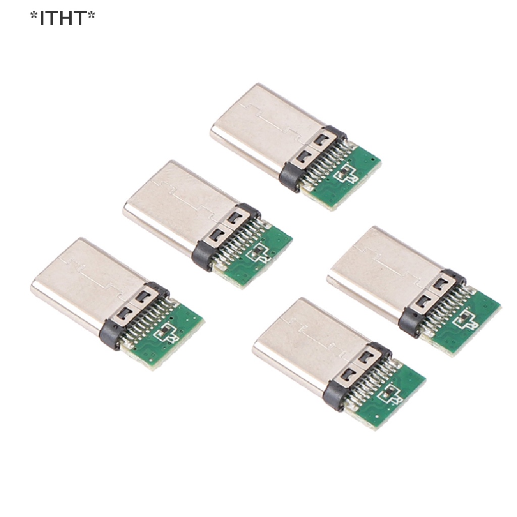 Bộ 5 Ổ Cắm Kết Nối USB 3.1 Type C Đầu Cắm Cho Máy Tính DIY