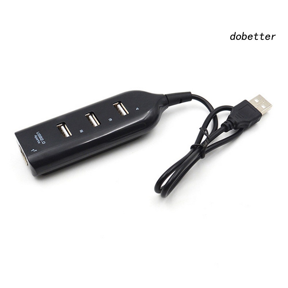 Bộ chia 4 cổng Usb 2.0 nhỏ gọn tiện lợi thích hợp cho Laptop Macbook