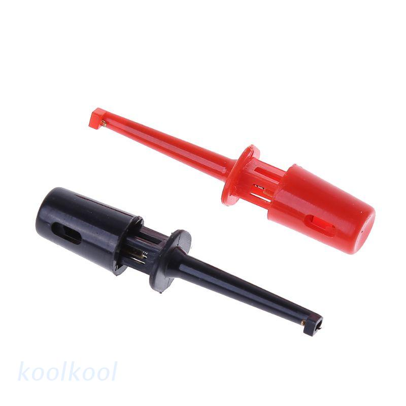 Cặp móc kẹp thử nghiệm đầu dò dây dẫn mini cho đồng hồ vạn năng