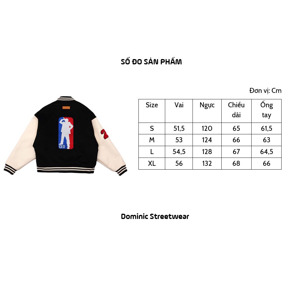 Áo Bomber - AFGK - A Feel Good Kid CEO Varsity Jacket