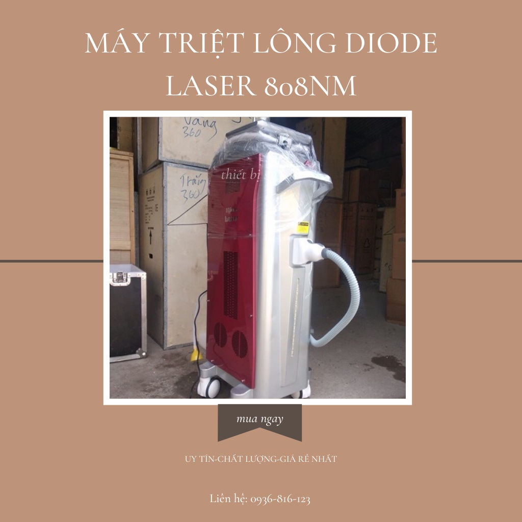 MÁY TRIỆT LÔNG DIODE LASER 808NM