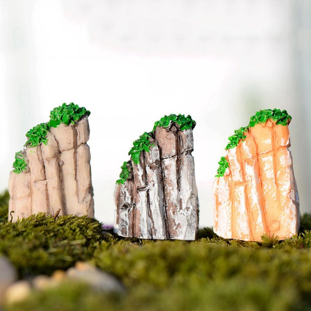 Mô Hình Ngọn Núi Mini Bằng Nhựa Resin Tự Nhiên Trang Trí Nhà Búp Bê