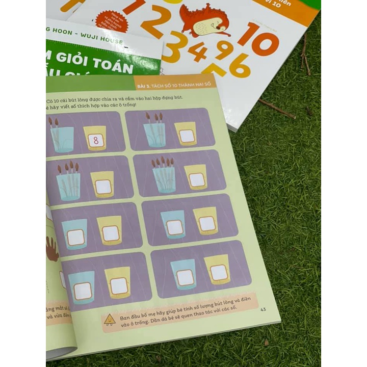 Sách Nhã Nam - Ươm Mầm Giỏi Toán Từ Mẫu Giáo (Bộ 6 tập) - Bình Book