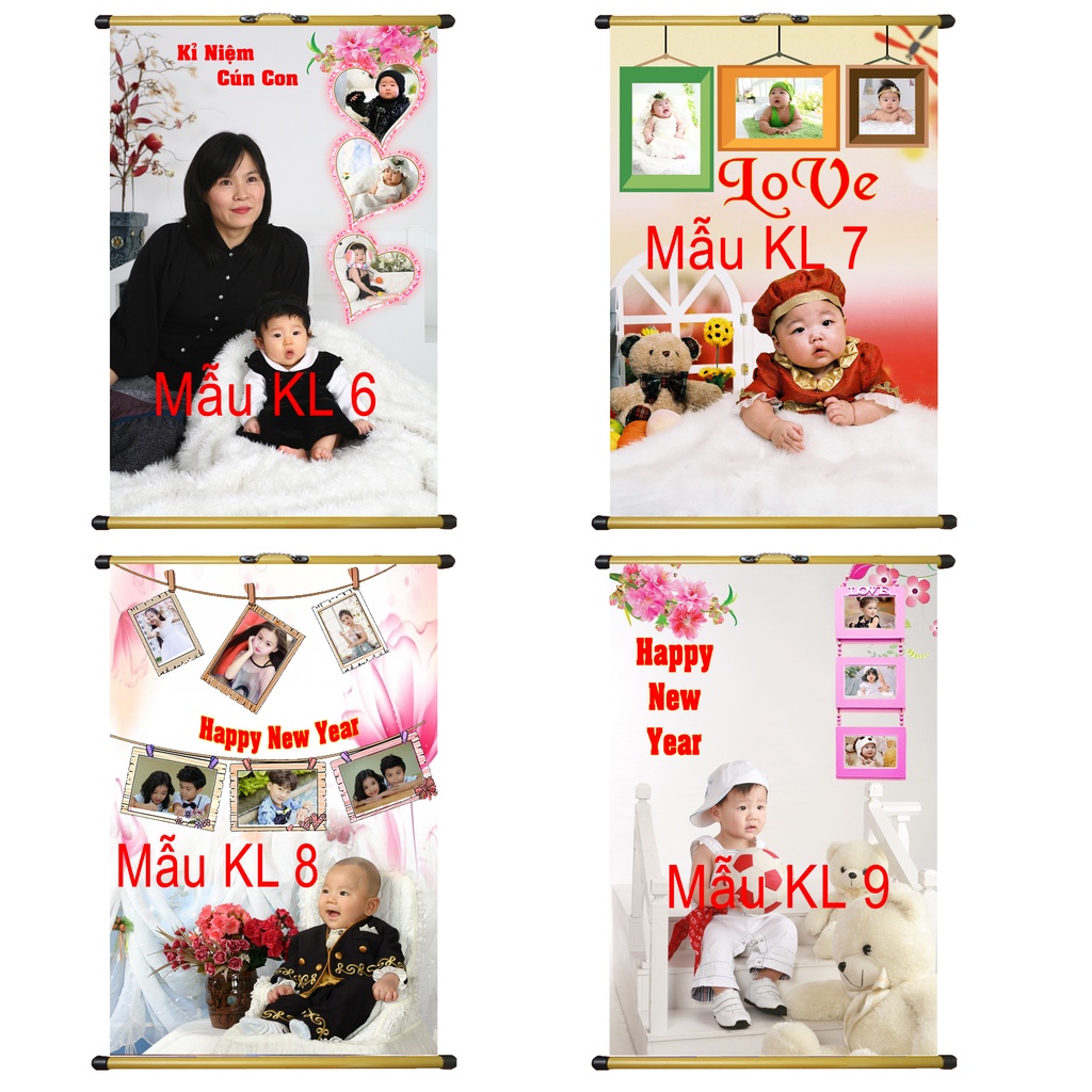 Tranh, Lịch 2023, 2024, 2025 ĐẾN 2030 IN TRÊN VẢI LỤA  40x60 CM