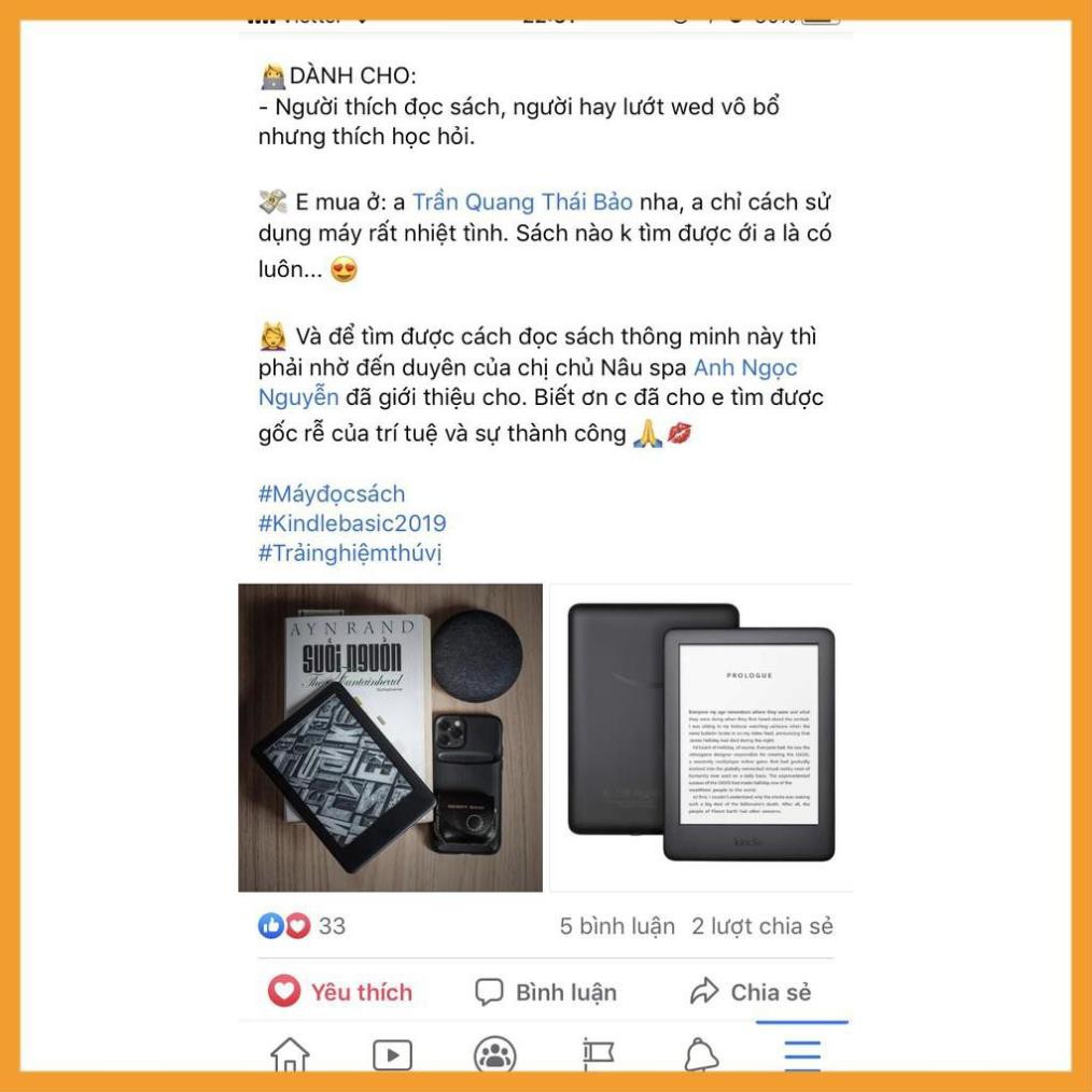 [Bảo hành 1 đổi 1] Máy đọc sách All-new Kindle 10th Generation - 2019 | BigBuy360 - bigbuy360.vn