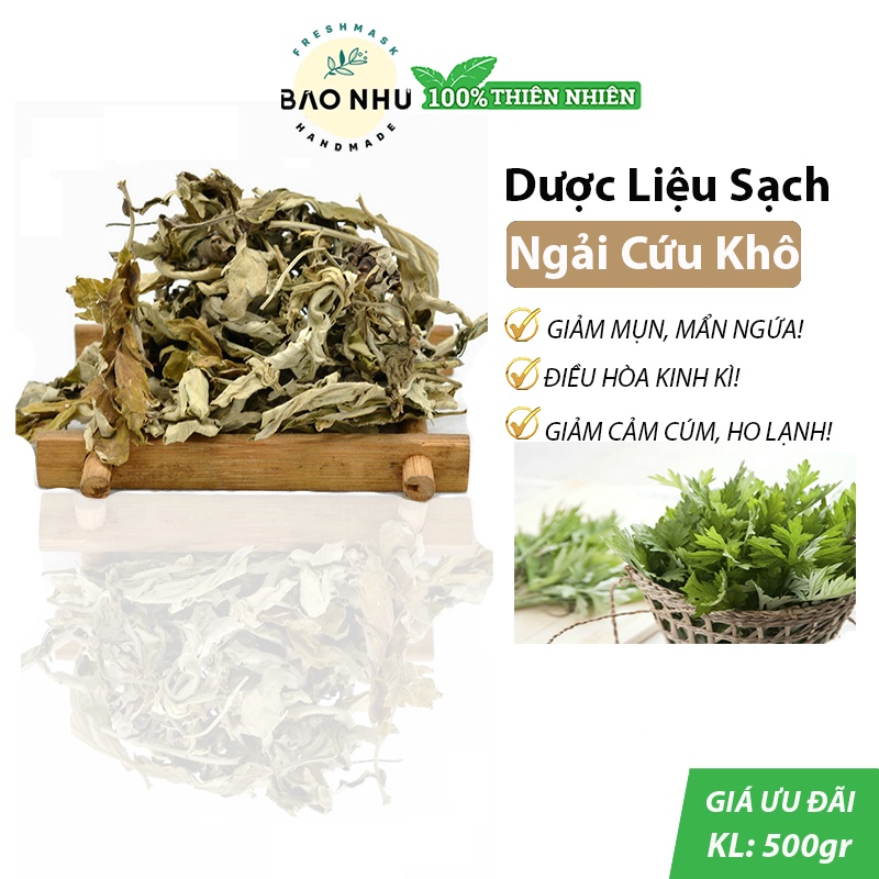 500gr Ngải Cứu Cây+Lá Khô