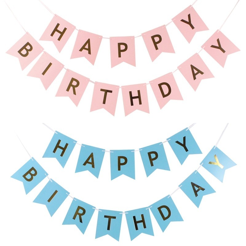 Băng Rôn Trang Trí Chữ Happy Birthday