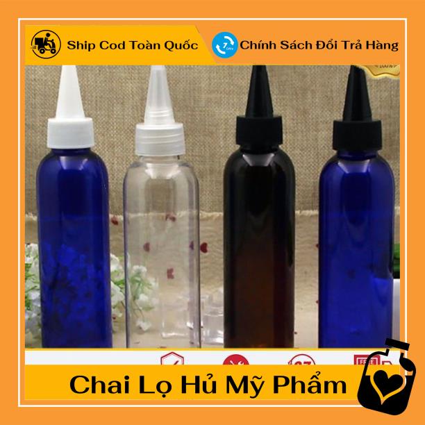 Chai Chiết Mĩ Phẩm ❤ TOP GIÁ RẺ ❤ Chai nhựa pet nút nhọn 150ml,200ml,250ml , chai lọ mỹ phẩm , , phụ kiện du lịch