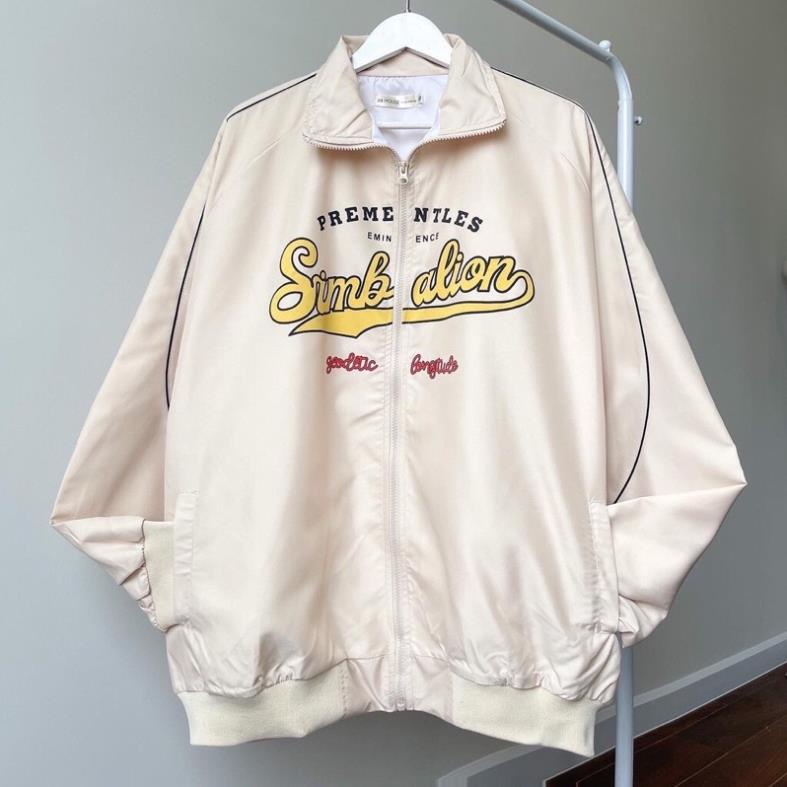 Áo Khoác Bomber Dù SIMBALION Nam Nữ Ulzzang Unisex Kiểu Bóng Chày Form Rộng 2 Lớp GOVA