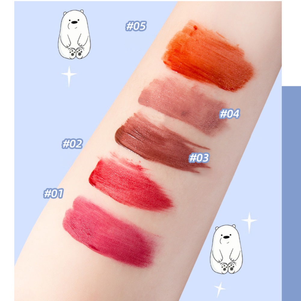 SUAKE 5-Tập hợp số đếm Matte nhung nhiều màu son bóng