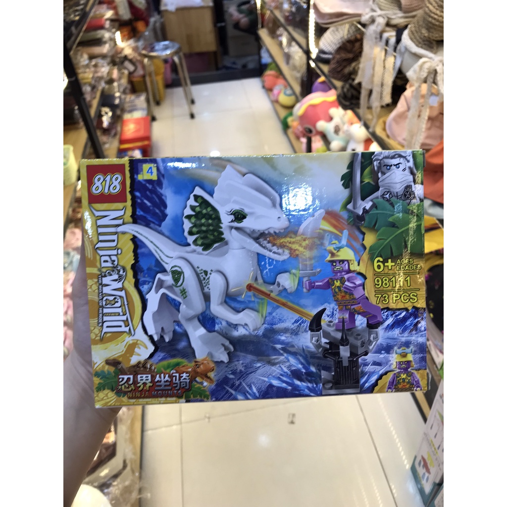 Đồ Chơi Lắp Ráp Lego Khủng Long 818 73 Chi Tiết Cho Trẻ Từ 6 Tuổi