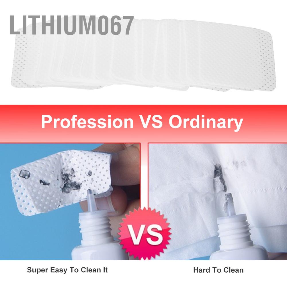 [Hàng mới về] 100 Bông tẩy lau sạch miệng chai chất liệu cotton Lithium067