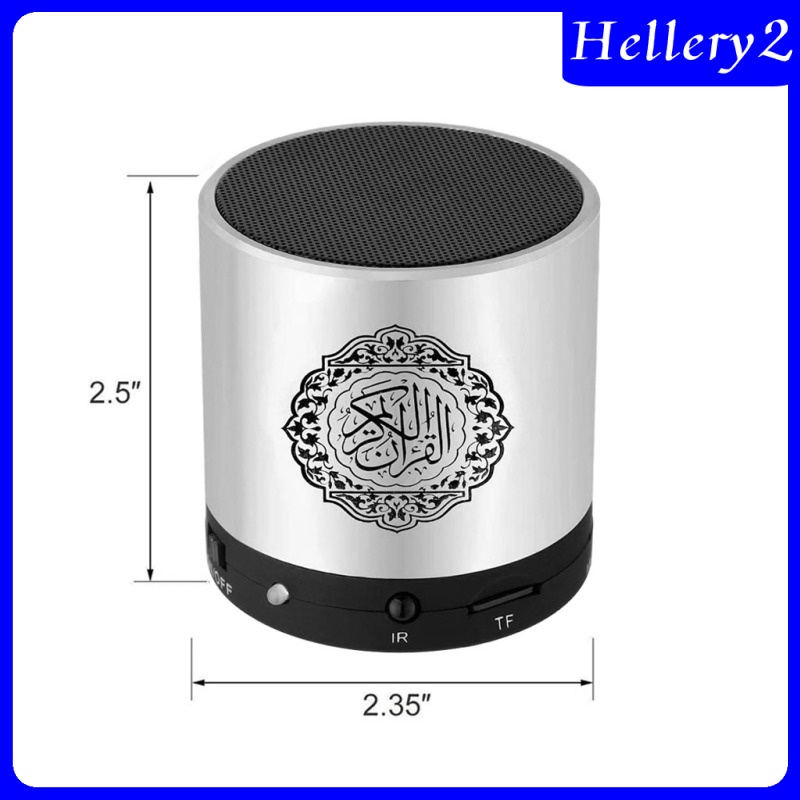 [HELLERY2]Quran Speaker MP3 Player 30 Translations Coran TF FM USB 400mah