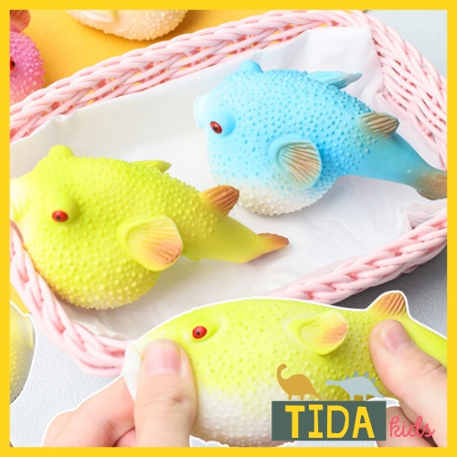 Cá Nóc Bóp Mềm ⚡ HOT TREND ⚡ Squishy Mochi Cá Gai Cute, Đồ Chơi Xả Stress Dễ Thương Xua Tan Căng Thẳng, TiDa Kids Shop