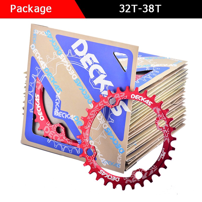 Deckas Vòng Đệm Bằng Hợp Kim Nhôm 104bcd 7075 32 / 34 / 36 / 38t Chất Lượng Cao Dành Cho Xe Đạp