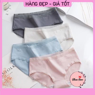 Quần Lót Nữ Cotton Y Tế Cạp Ren Lưới Sexy Quyến Rũ Thấm hút mồ hôi