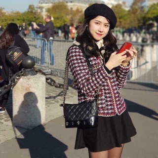 Áo dạ tweed zara