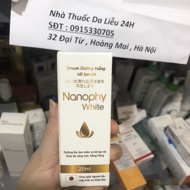 NANOPHY WHITE SERUM DƯỠNG TRẮNG TÁI TẠO DA 20ml