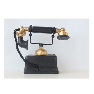 Điện thoại bàn mini màu đỏ cổ điển