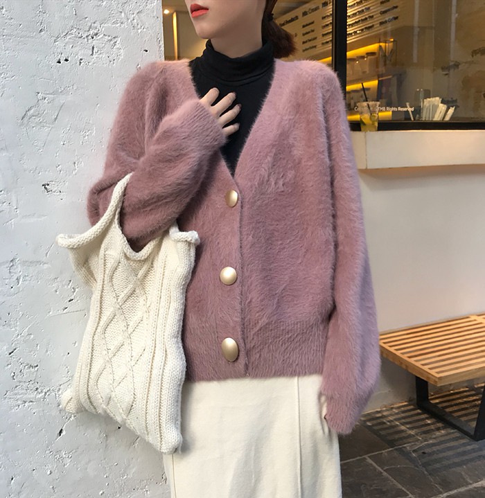 Áo Khoác Cardigan Dệt Kim Tay Dài Thời Trang Cho Nữ | BigBuy360 - bigbuy360.vn