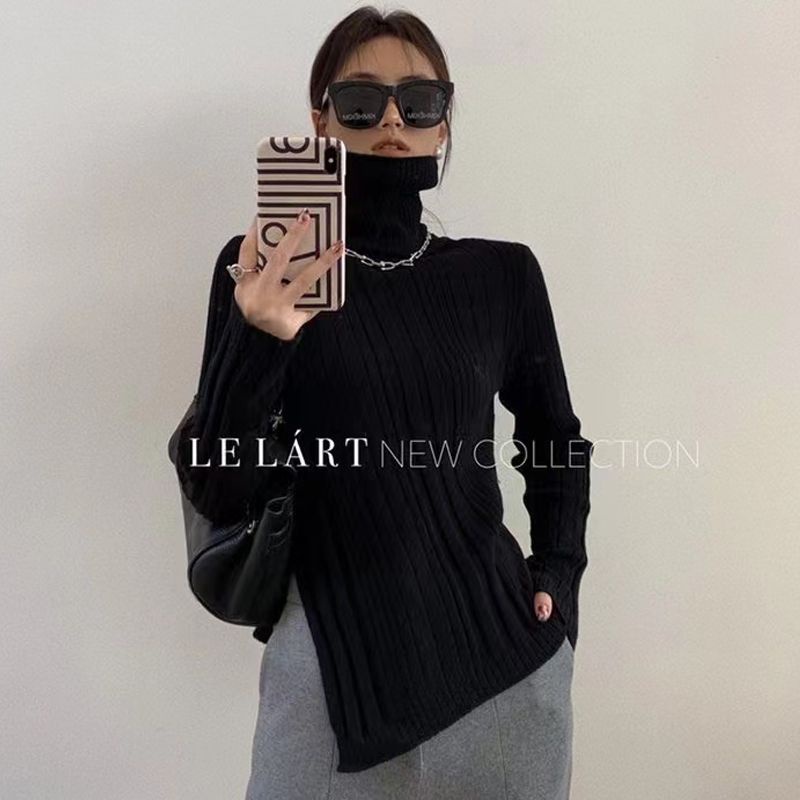 Áo Sweater Tay Dài Cổ Lọ Thời Trang Mùa Đông 2022 Cho Nữ