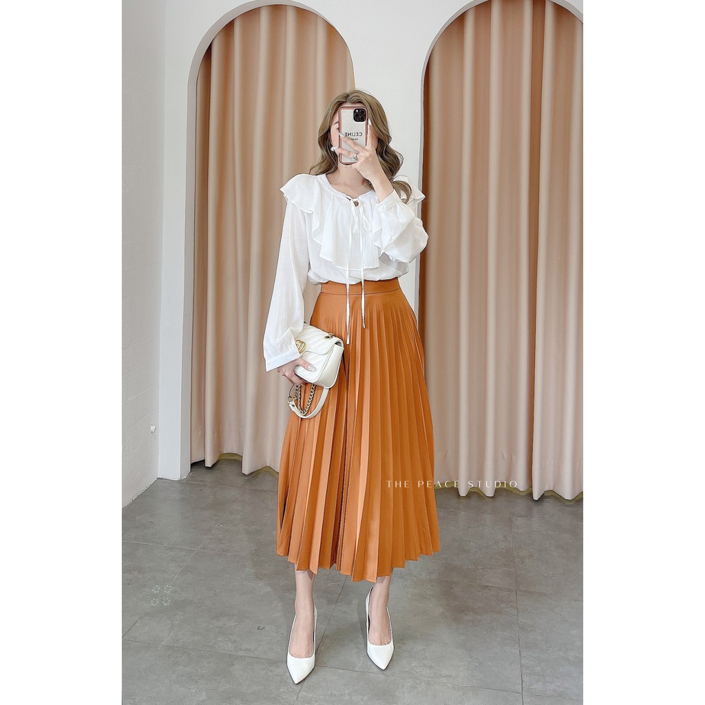 [Mã WASKT304 giảm 15% tối đa 30K đơn 99K] Váy xếp ly dài T620 , Peace House Clothing | BigBuy360 - bigbuy360.vn